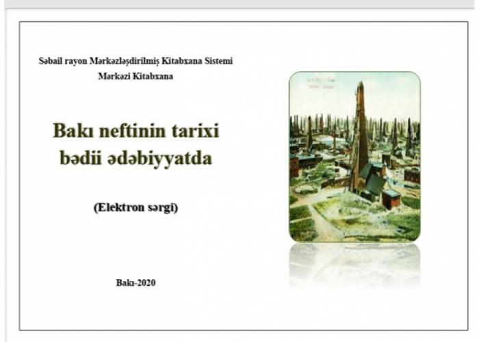 Inauguran la exposición electrónica "Historia del petróleo de Bakú en la literatura de ficción"