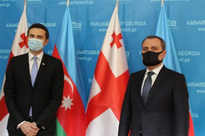 Azerbaijani FM holds meeting with deputy chairman of Georgian parliament