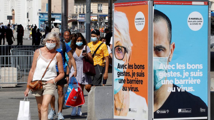 Francia detecta un máximo de 16.000 nuevos casos diarios de coronavirus
