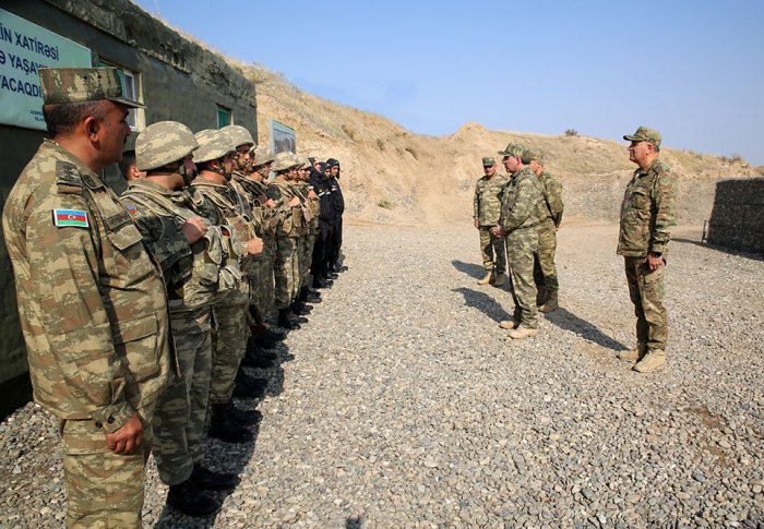  Azerbaijani prosecutor general and military prosecutor visit military units on frontline 