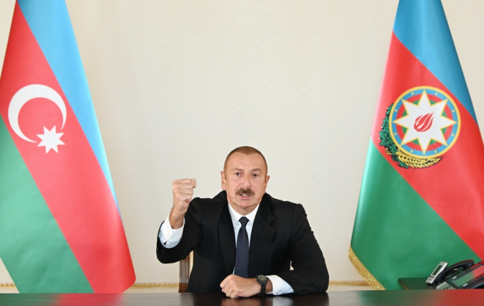   Präsident Aliyev:  Die aserbaidschanische Armee greift die militärischen Positionen des Feindes an 