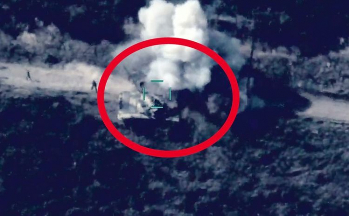  Aserbaidschanische Armee zerstörte zwei weitere feindliche Panzer - VIDEO 