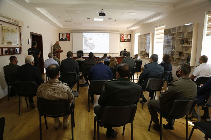   Foreign military attachés, representatives of int
