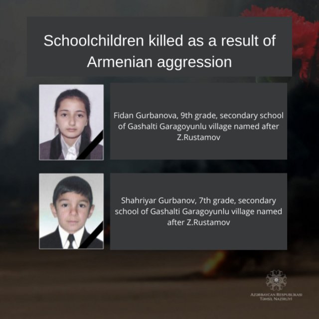     2 escolares asesinados como resultado de la violencia armenia    