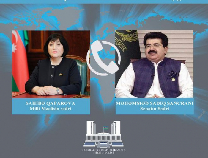  Les présidents des parlement azerbaïdjanais et pakistanais tiennent une conversation téléphonique 