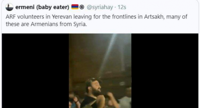  Armenier macht entblößte sich: veröffentlichtes Video von Terroristen, die aus Syrien nach Karabach gebracht wurden -  VIDEO