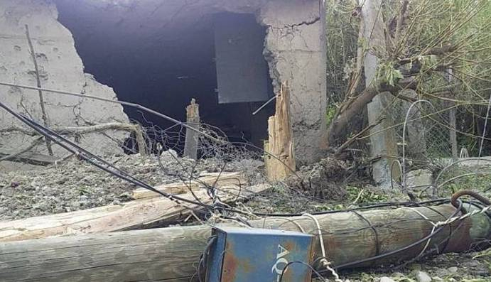   Armenian shell explodes in yard of a house in Terter -   PHOTO    