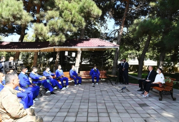     الرئيس إلهام علييف:   جنودنا جنود الإنقاذ والجنود الأرمن جنود الاحتلال  