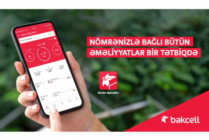 “Mənim Bakcellim” – mobil nömrə hesabınızı idarə etmək üçün ən rahat həll