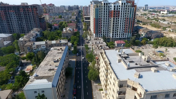 Bakıda daha bir küçə yenidən quruldu -    FOTO   