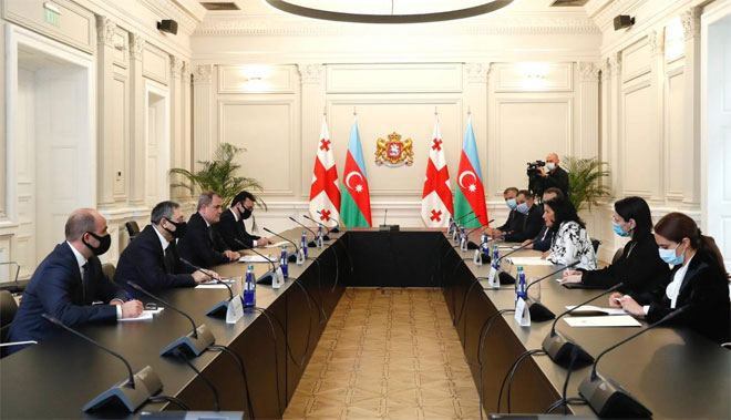   Azerbaijani FM met with Georgian President  