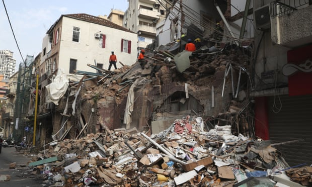Sign of life found underneath Beirut rubble weeks after blast