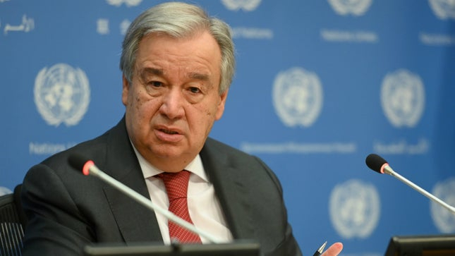 UN chief says talks are the only way out of Middle East crisis    