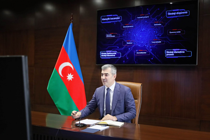   Vusal Huseynov gave a webinar presentation  