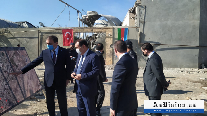 El secretario general del Consejo Turco visita la ciudad de Ganyá
