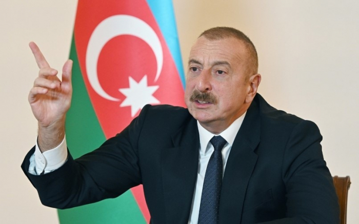     Ilham Aliyev  : "Wir werden sehen, wie sich die armenische Seite verhält."  