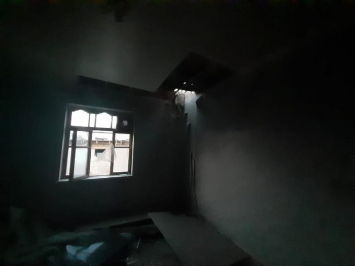     وزارة حالات الطوارئ:  "لحقت أضرار جسيمة بخمسة منازل خاصة في برده"  