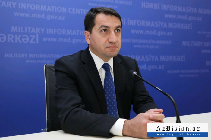   "Aserbaidschanische Streitkräfte reagieren auf die Provokationen des Armeniens" -   Hikmet Hajiyev    