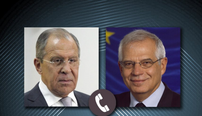   Lavrov, Borrell call for full ceasefire in Nagorno-Karabakh  
 