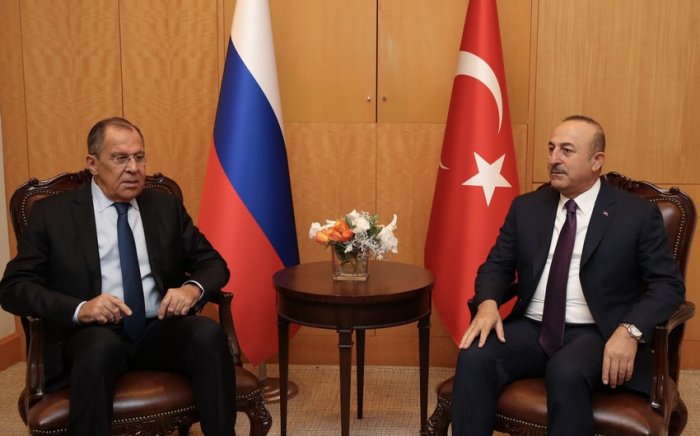  Turkish and Russian Foreign Ministers discuss Nagorno-Karabakh issue