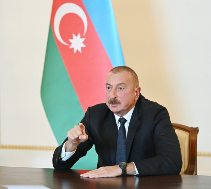     Präsident Aliyev:   Heute schreiben wir eine glorreiche Geschichte unseres Volkes und Staates  