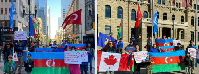    مسيرة تنظم دعما لأذربيجان في كندا  