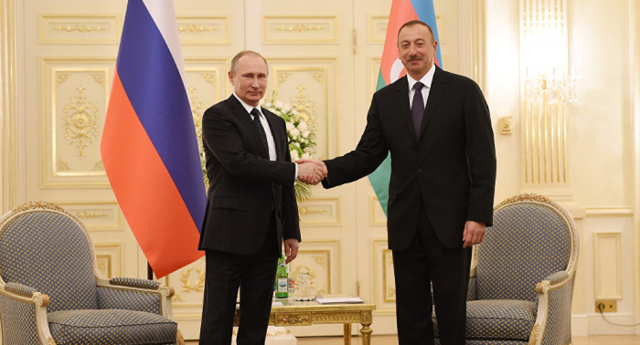  Azerbaijani, Russian presidents hold phone talk 