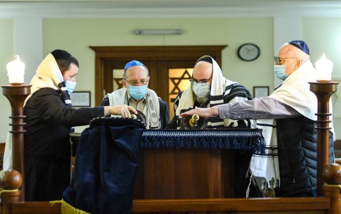  Ashkenazi Jews living in Azerbaijan prayed for victory -  PHOTOS  