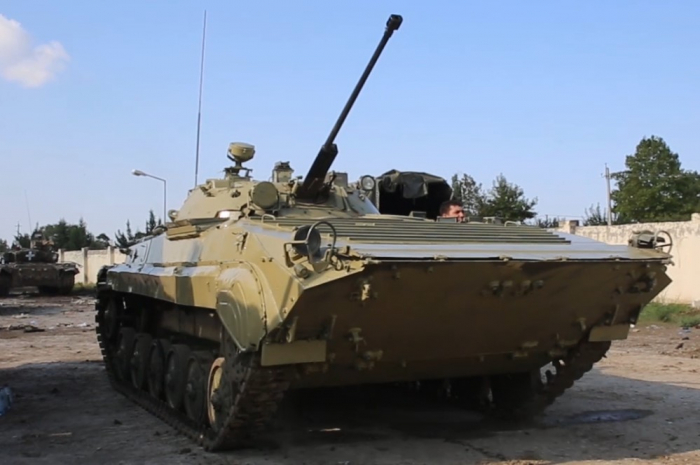 Military equipment abandoned by Armenian troops repainted: Azerbaijani MoD - VIDEO