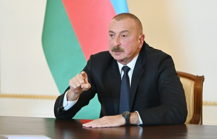     Ilham Aliyev:   Der einzige Weg, das feindliche Land zu retten, besteht darin, unser Land zu verlassen  