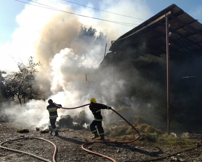  Los proyectiles armenios provocaron incendios 
