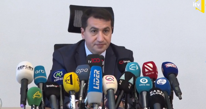   "Consideramos este paso de los armenios como un acto de terrorismo"-  Hikmet Hajiyev    