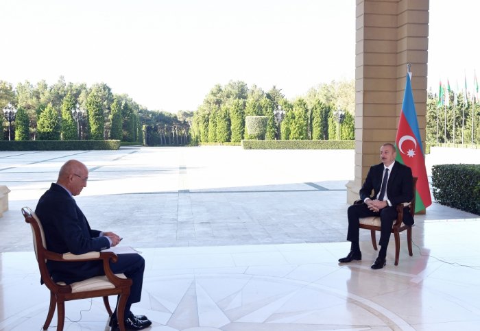   Ilham Aliyev concede una entrevista al canal turco NTV  