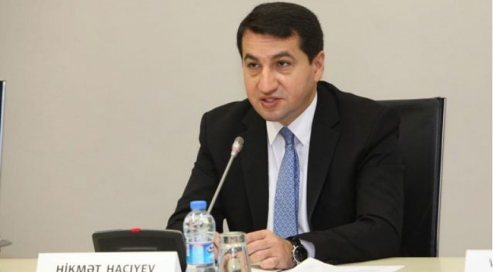     Hikmet Hajiyev:   "El objetivo del enemigo son los civiles"  