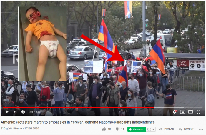     Schamlosigkeit in Eriwan:   Zahras Foto hat Armenier ausgesetzt -   VIDEO    