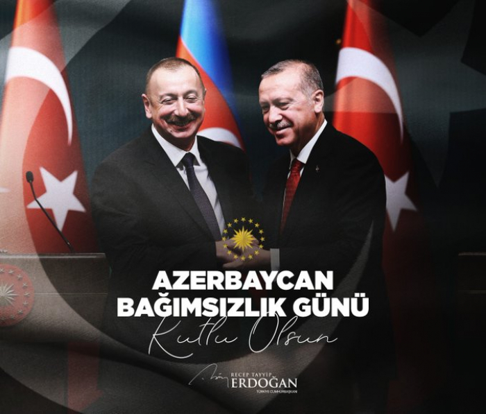   Erdogan gratuliert Aserbaidschan zum Unabhängigkeitstag  