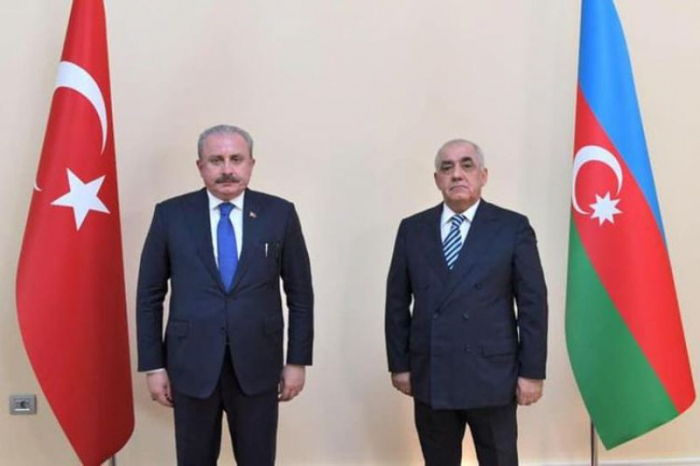   Mustafa Sentop rencontre le Premier ministre azerbaïdjanais -   PHOTO    