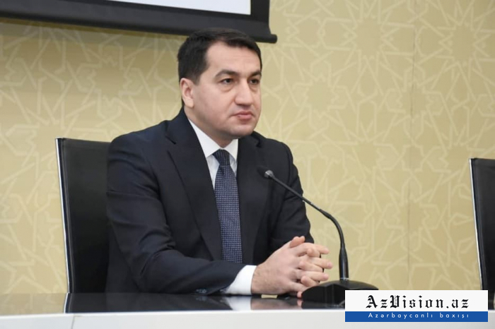     "Armenien konnte den Willen unseres Volkes nicht brechen"   - Hikmet Hajiyev  