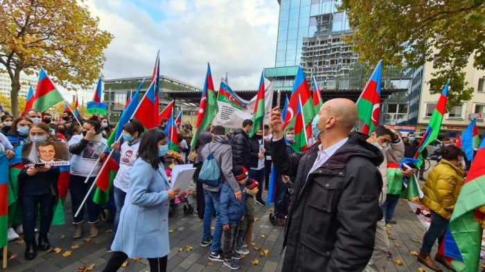   Rally held in Germany in protest of Ganja attack  