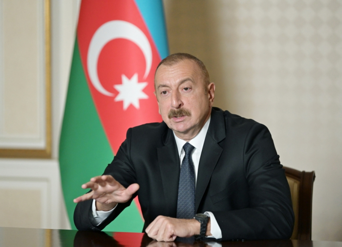    Präsident Aliyev:   Es war Armenien, das den Angriff startete, wir mussten uns verteidigen  