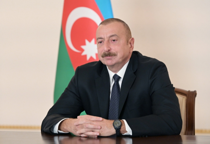     Ilham Aliyev:   "Er muss sagen, dass Aserbaidschaner nach Schuscha zurückkehren werden."  