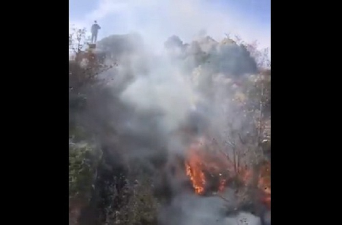   Los armenios atacan Dashkasan, se ocurre un incendio  