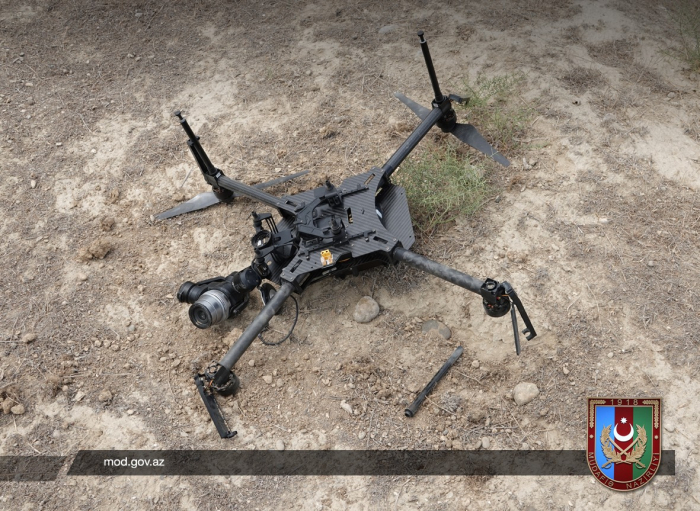  Armenischer Quadrocopter zerstört  