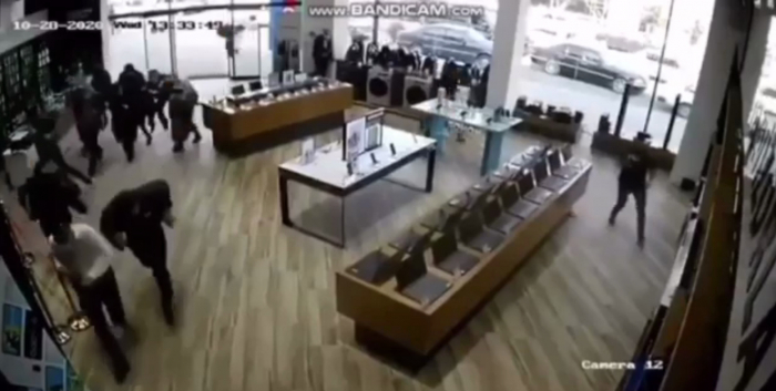  El momento en que Barda fue alcanzado por un cohete -  VIDEO  