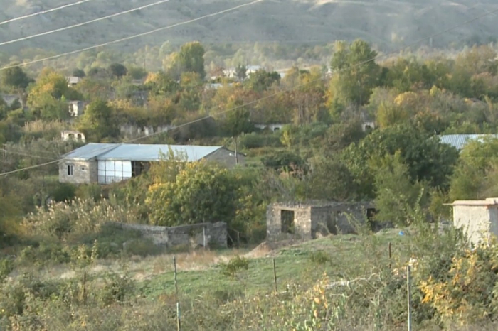   Videoaufnahmen von befreiten Dörfern des Bezirks Gubadli  