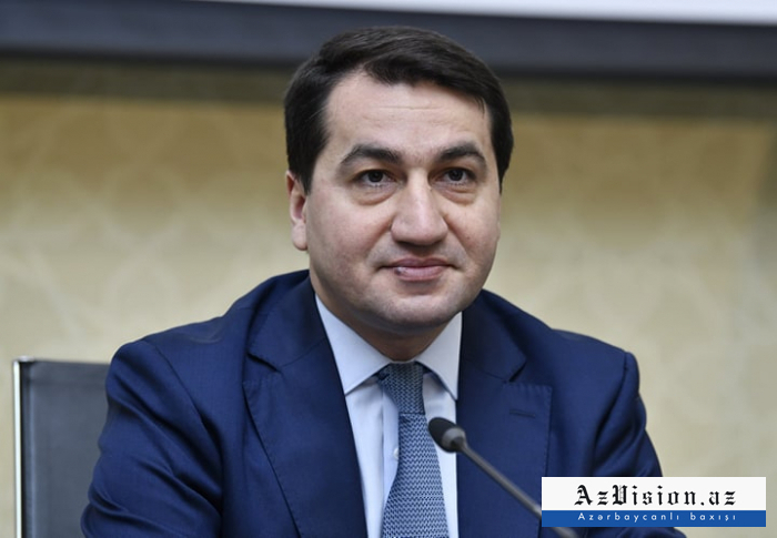   Hikmet Hajiyev enthüllte das von Armeniern veröffentlichte Video  