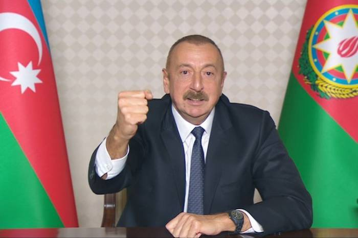   نشر الرئيس الأذربيجاني قائمة المعدات العسكرية المعادية المدمرة  