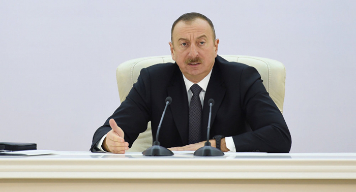   Ilham Aliyev: "  Der Konflikt muss jetzt gelöst werden" 