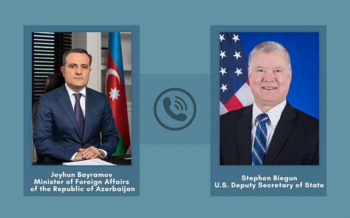   Azerbaijani FM had a telephone conversation with US Deputy Secretary of State  