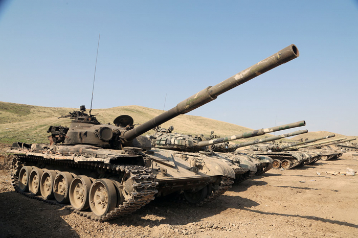  المعدات العسكرية للأرمن التي استولى عليها جيشنا-  فيديو  